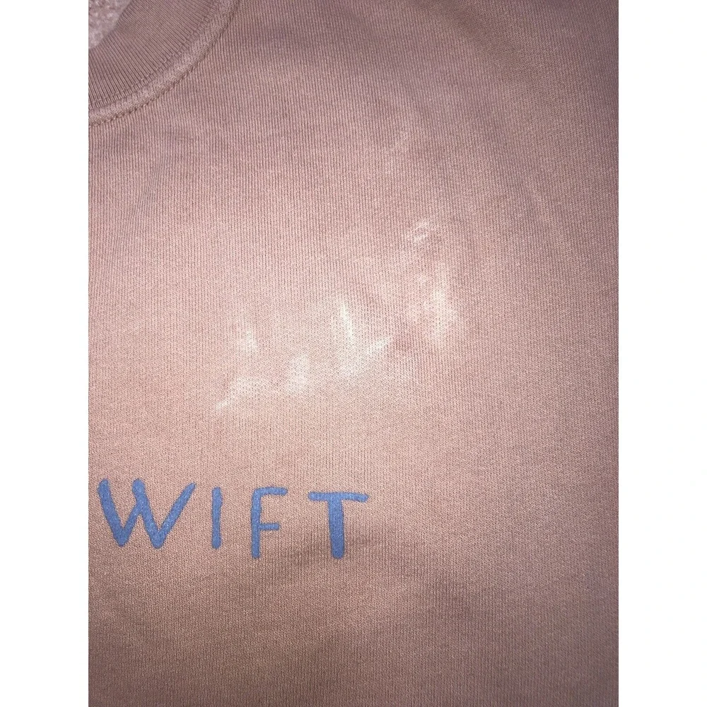 Taylor Swift 1989 TV Cut Off Sleeve Crewneck Sweatshirt Official‎ Merch S NEW